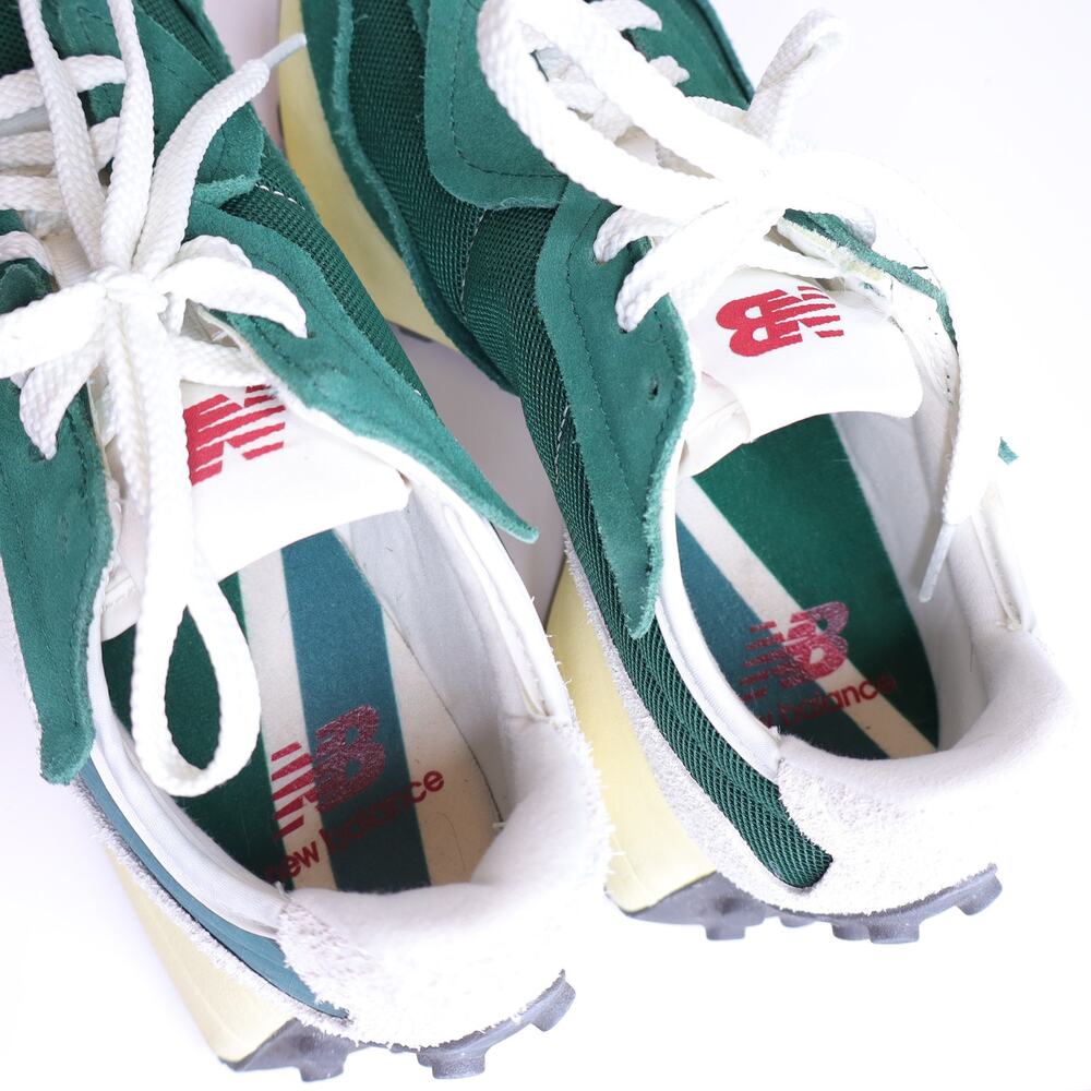 NEW BALANCE 327 Low Top Sneakers Marsh Green Lace Up Casual Women's 8 - Picture 5 of 10